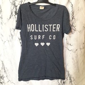 Hollister grey t shirt